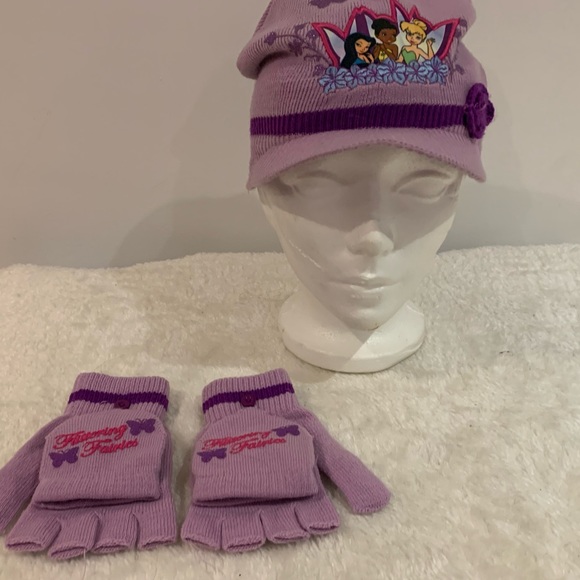 Disney Fairies Hat and Gloves set - Picture 2 of 9